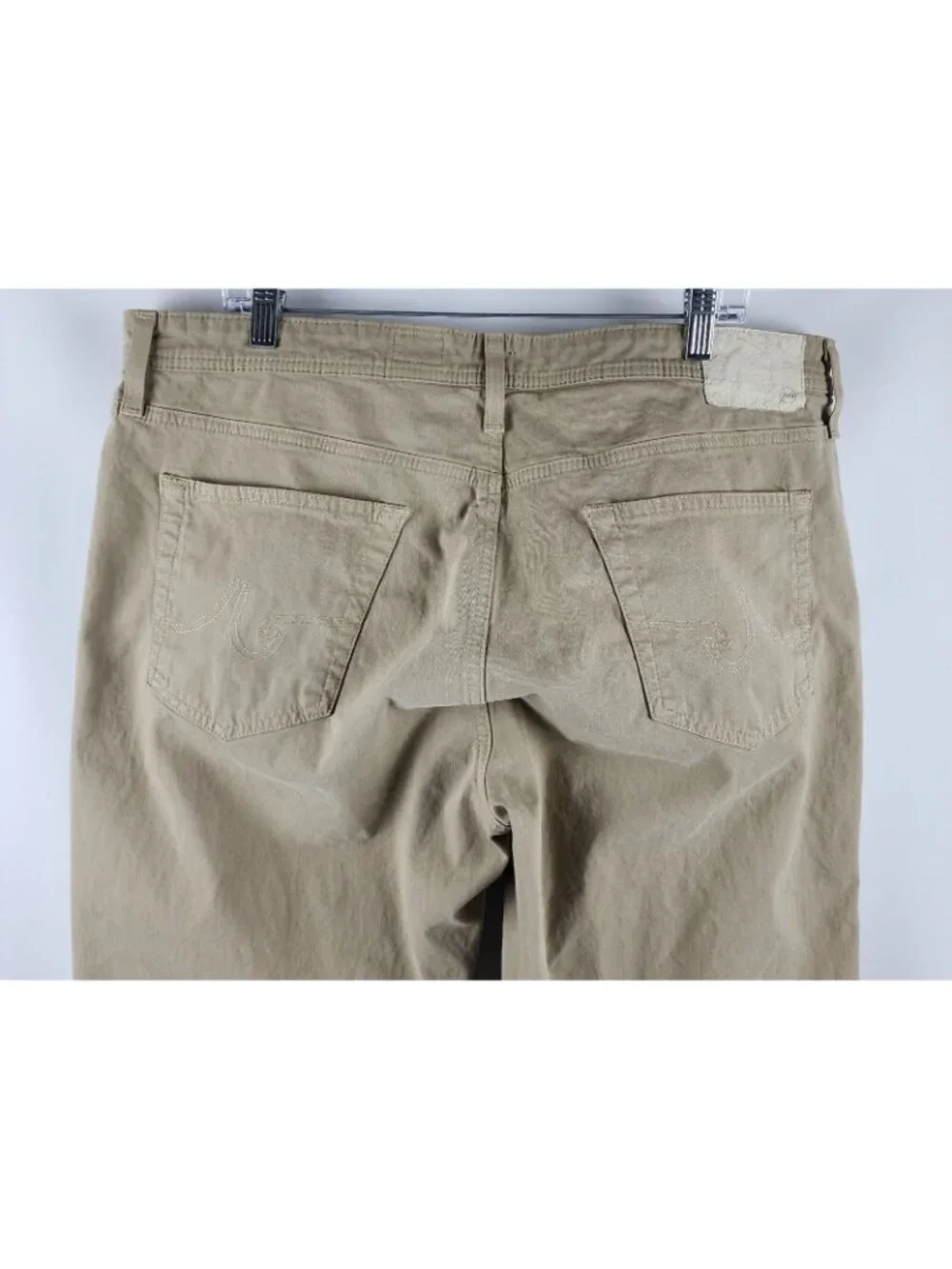 AG Adriano Goldschmied Mens 40x29 Beige/Tan The Graduate Tailored Leg Pant